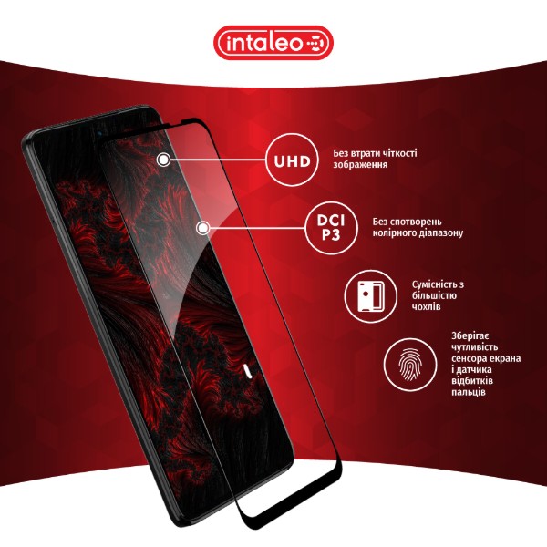 Фото - Захисне скло для смартфону Intaleo Full Glue for Moto G72 (1283126582998)