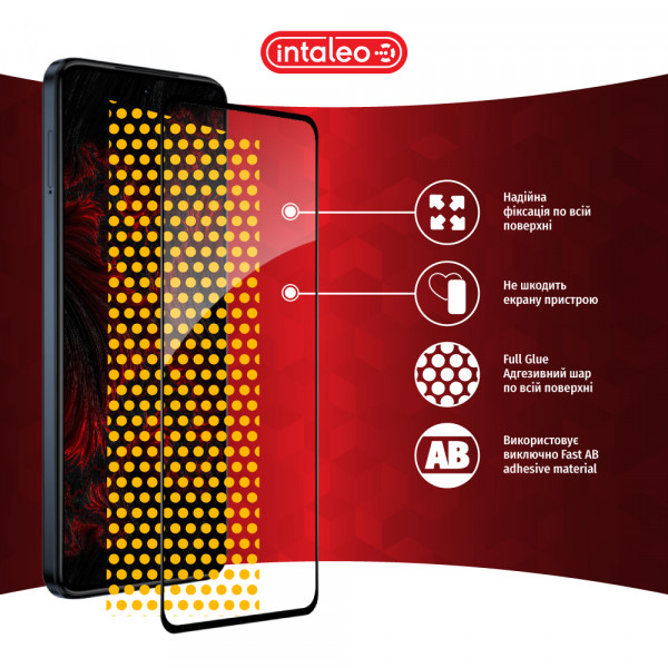 Фото - Захисне скло для смартфону Intaleo Full Glue for Moto G84 (1283126582363)