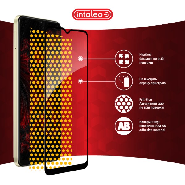 Фото - Захисне скло для смартфону Intaleo Full Glue for Oppo A38 4G Black (1283126588600)