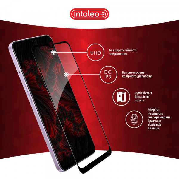 Фото - Захисне скло для смартфону Intaleo Full Glue for Oppo A58 (1283126565175)