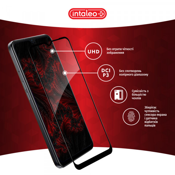Фото - Захисне скло для смартфону Intaleo Full Glue for Oppo A77S Black (1283126576805)