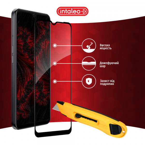 Фото - Захисне скло для смартфону Intaleo Full Glue for Oppo A77S Black (1283126576805)