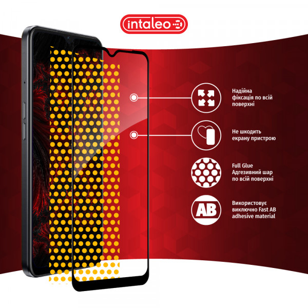 Фото - Захисне скло для смартфону Intaleo Full Glue for Oppo A77S Black (1283126576805)