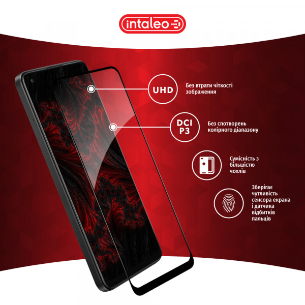 Фото - Защитное стекло для смартфона Intaleo Full Glue for Oppo A78 4G (1283126582912)