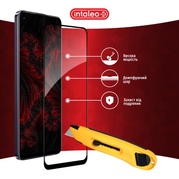 Фото - Защитное стекло для смартфона Intaleo Full Glue for Realme 11 4G Black (1283126581977)
