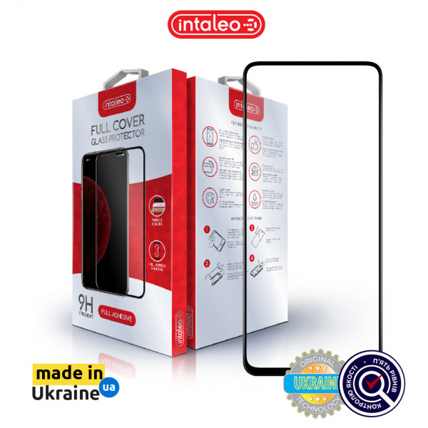 Фото - Защитное стекло для смартфона Intaleo Full Glue for Realme 9i Black (1283126531187)