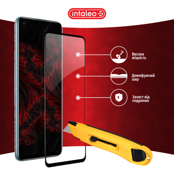 Фото - Защитное стекло для смартфона Intaleo Full Glue for Realme 9i Black (1283126531187)