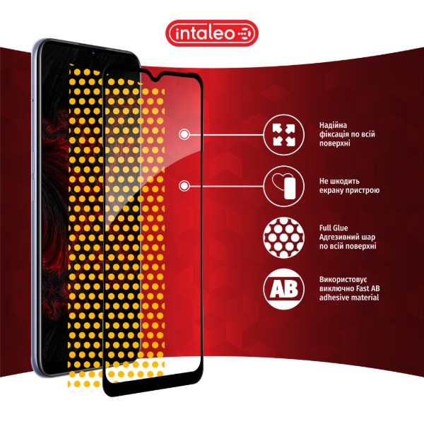 Фото - Захисне скло для смартфону Intaleo Full Glue for RealMe C31 Black (1283126540752)