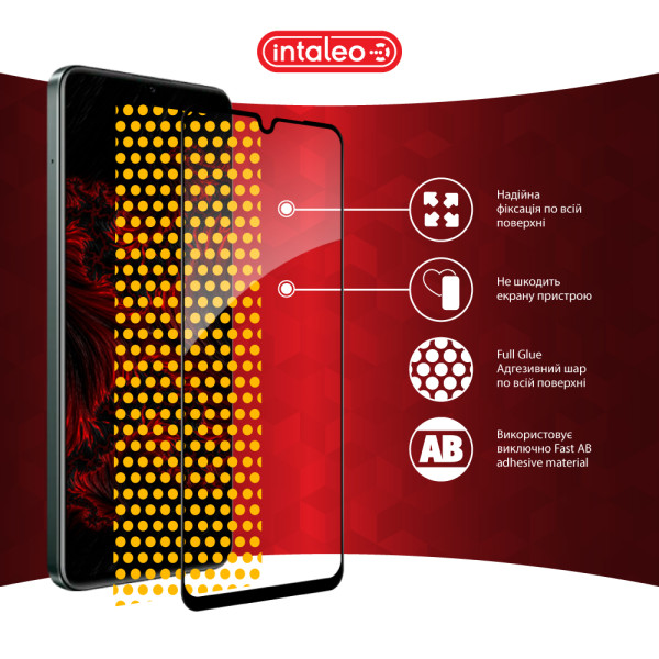 Фото - Защитное стекло для смартфона Intaleo 3D 9H for Realme C61 Black (1283126594052)