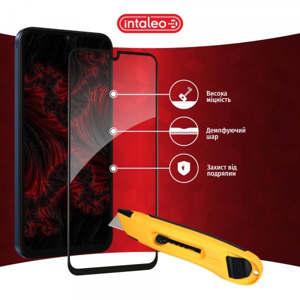 Фото - Захисне скло для смартфону Intaleo Full Glue for Samsung M15 Black (1283126591679)