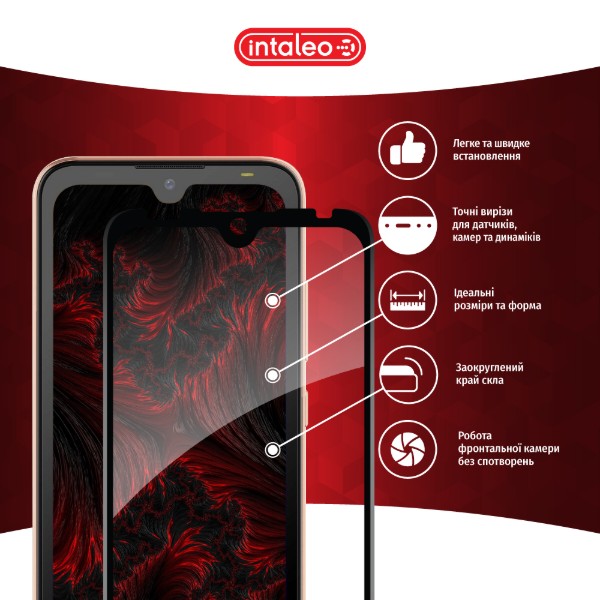 Фото - Захисне скло для смартфону Intaleo Full Glue for Tecno Pop 5 Go (1283126573378)