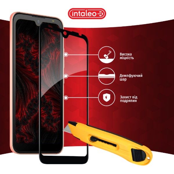 Фото - Захисне скло для смартфону Intaleo Full Glue for Tecno Pop 5 Go (1283126573378)
