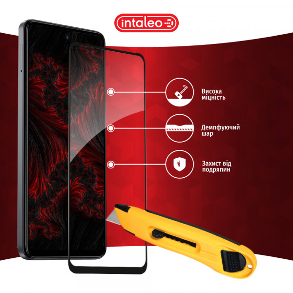Фото - Захисне скло для смартфону Intaleo Full Glue for Tecno Spark 20 Black (1283126589003)