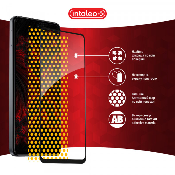 Фото - Захисне скло для смартфону Intaleo Full Glue for Tecno Spark 20 Black (1283126589003)