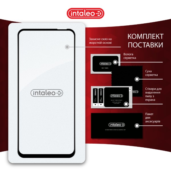 Фото - Защитное стекло для смартфона Intaleo 3D 9H for Tecno Spark 30C / Spark Go1 Black (1283126599361)