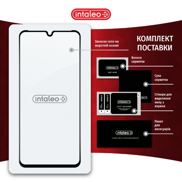 Фото - Захисне скло для смартфону Intaleo Full Glue for Vivo Y21 Black (1283126526954)