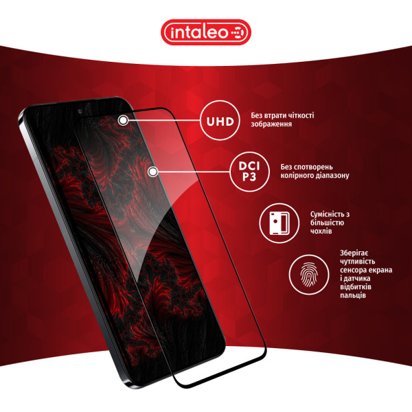 Фото - Захисне скло для смартфону Intaleo Full Glue for Realme GT2 Pro Black (1283126542794)