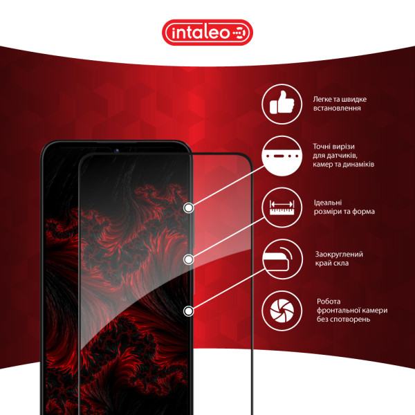 Фото - Защитное стекло для смартфона Intaleo 9H 3D for Xiaomi 14T / 14T Pro Black (1283126603365)