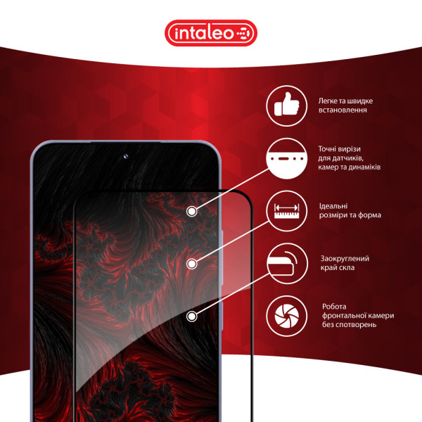 Фото - Захисне скло для смартфону Intaleo 3D 9H for Xiaomi 15 Black (1283126607349)