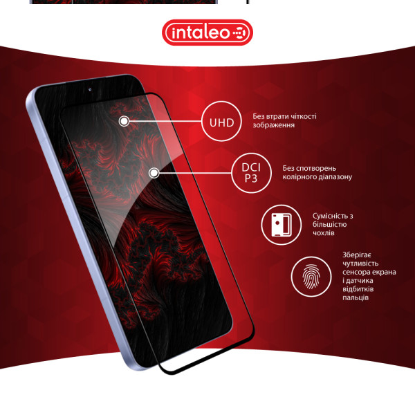 Фото - Захисне скло для смартфону Intaleo 3D 9H for Xiaomi 15 Black (1283126607349)