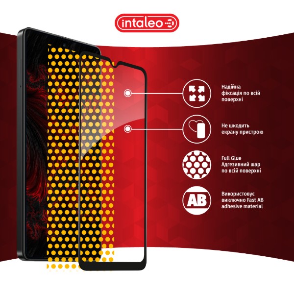 Фото - Защитное стекло для смартфона Intaleo Full Glue for Xiaomi Poco C50 Black (1283126589683)