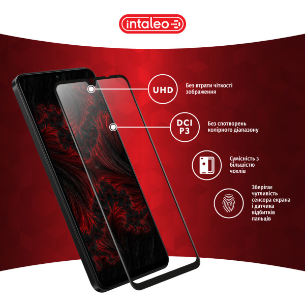 Фото - Захисне скло для смартфону Intaleo 3D 9H for Xiaomi Poco C75 Black (1283126608001)