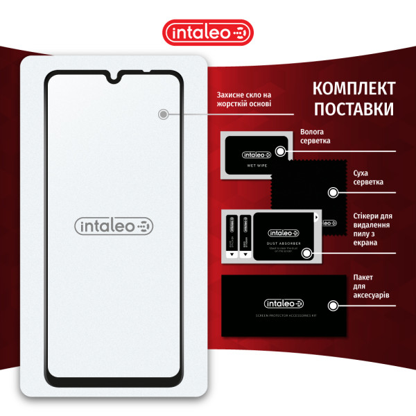 Фото - Захисне скло для смартфону Intaleo 3D 9H for Xiaomi Poco C75 Black (1283126608001)