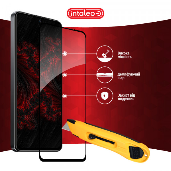 Фото - Захисне скло для смартфону Intaleo Full Glue for Xiaomi Poco X4 Pro 5G Black (1283126535246)