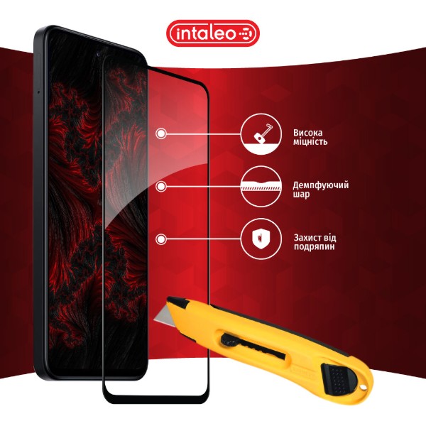 Фото - Захисне скло для смартфону Intaleo Full Glue for Xiaomi Redmi 13 Black (1283126592935)