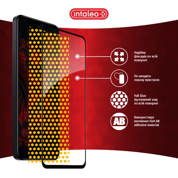 Фото - Захисне скло для смартфону Intaleo Full Glue for Xiaomi Redmi 13 Black (1283126592935)