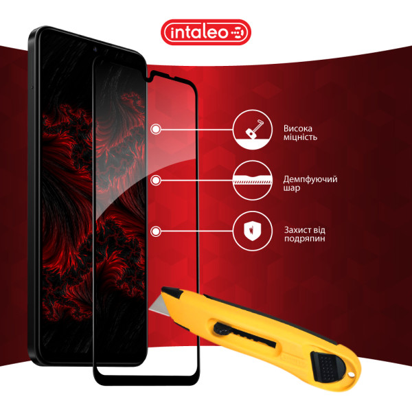 Фото - Захисне скло для смартфону Intaleo 3D 9H for Xiaomi Redmi 14C /  Poco C75 Black (1283126598722)