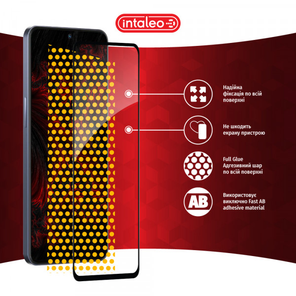 Фото - Захисне скло для смартфону Intaleo Full Glue for ZTE V40S Black (1283126575693)