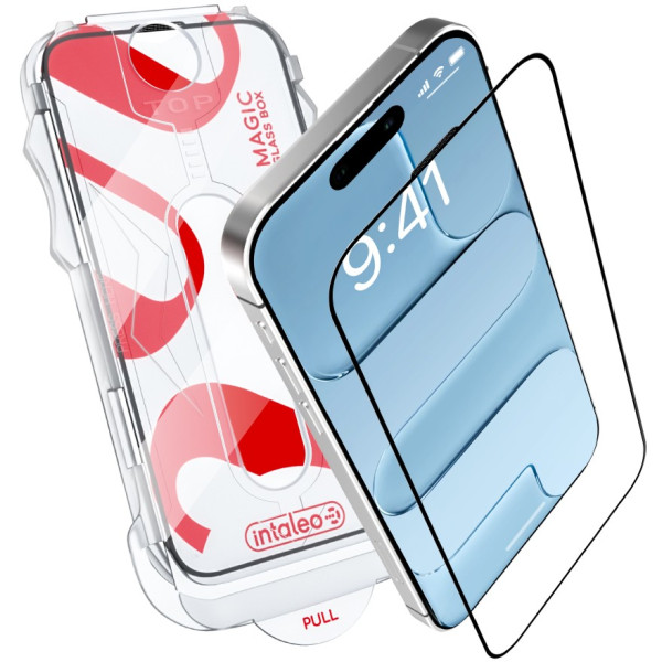 Фото - Защитное стекло для смартфона Intaleo с аппликатором MagicBox для Apple iPhone 17 Air (1283126630286)