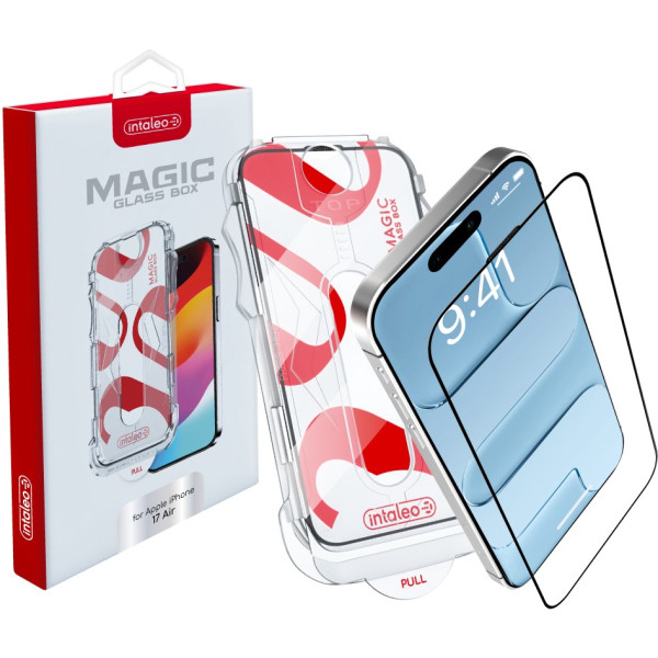 Фото - Защитное стекло для смартфона Intaleo с аппликатором MagicBox для Apple iPhone 17 Air (1283126630286)