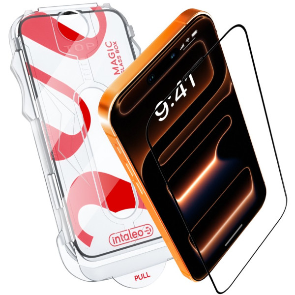 Фото - Захисне скло для смартфону Intaleo з аплікатором MagicBox для Apple iPhone 17 Pro (1283126630293)