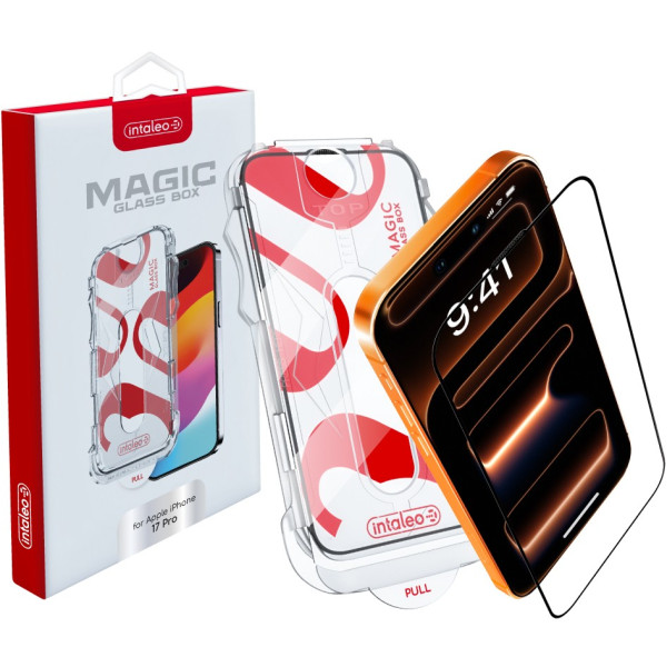 Фото - Захисне скло для смартфону Intaleo з аплікатором MagicBox для Apple iPhone 17 Pro (1283126630293)