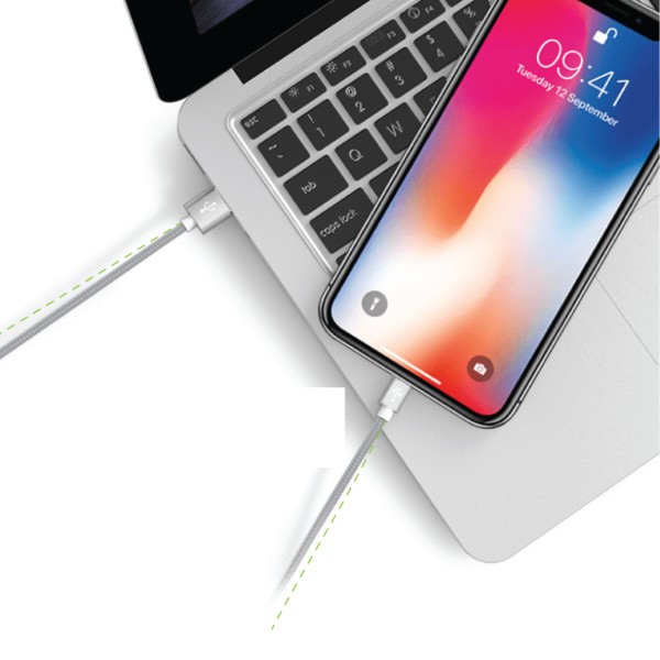Фото - Кабель Intaleo Micro USB 1м (сірий) (CBGNYM1)
