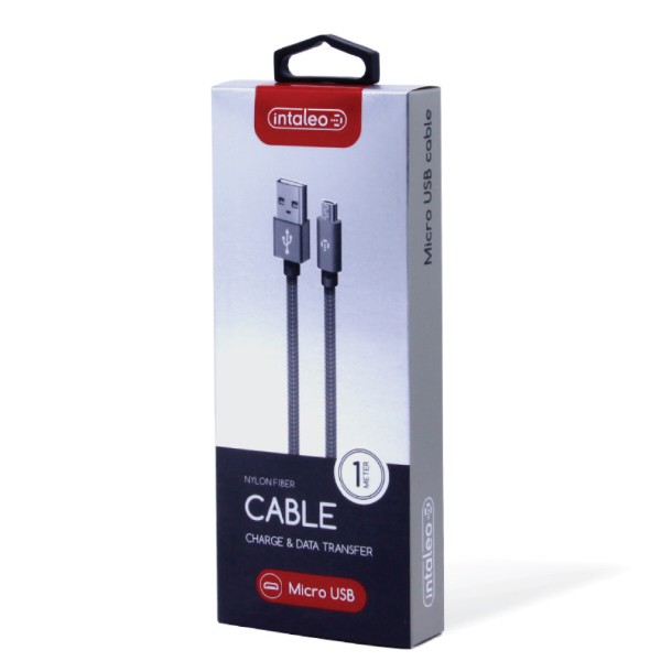 Фото - Кабель Intaleo Micro USB 1м (сірий) (CBGNYM1)