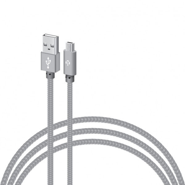 Фото - Кабель Intaleo Micro USB 2м (сірий) (CBGNYM2)