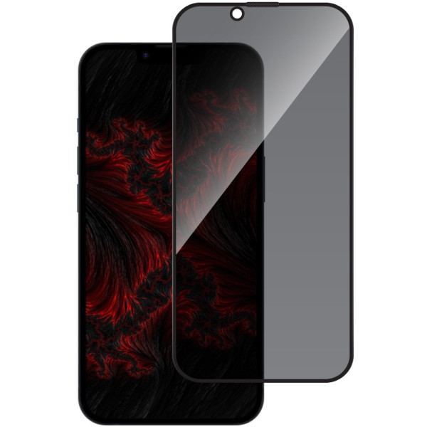 Фото - Захисне скло для смартфону Intaleo Privacy for Apple iPhone 14 / iPhone 13 / iPhone 13 Pro / iPhone 16e / iPhone 17e Black (1283126591952)