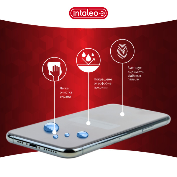 Фото - Захисне скло для смартфону Intaleo Privacy for Apple iPhone 14 / iPhone 13 / iPhone 13 Pro / iPhone 16e / iPhone 17e Black (1283126591952)