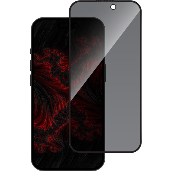 Фото - Защитное стекло для смартфона Intaleo Privacy for Apple iPhone 15 / iPhone 16 Black (1283126591983)