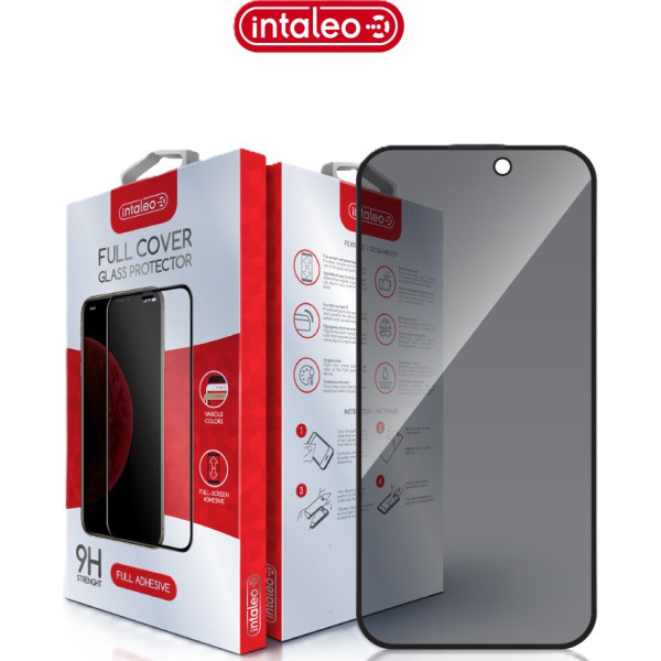 Фото - Защитное стекло для смартфона Intaleo Privacy for Apple iPhone 15 / iPhone 16 Black (1283126591983)