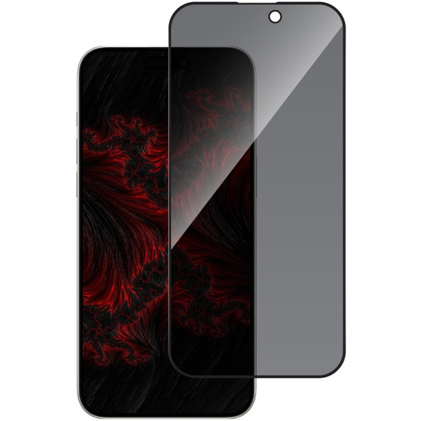 Фото - Захисне скло для смартфону Intaleo Privacy for Apple iPhone 15 PRO Black (1283126591990)