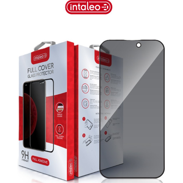 Фото - Захисне скло для смартфону Intaleo Privacy for Apple iPhone 15 PRO Black (1283126591990)