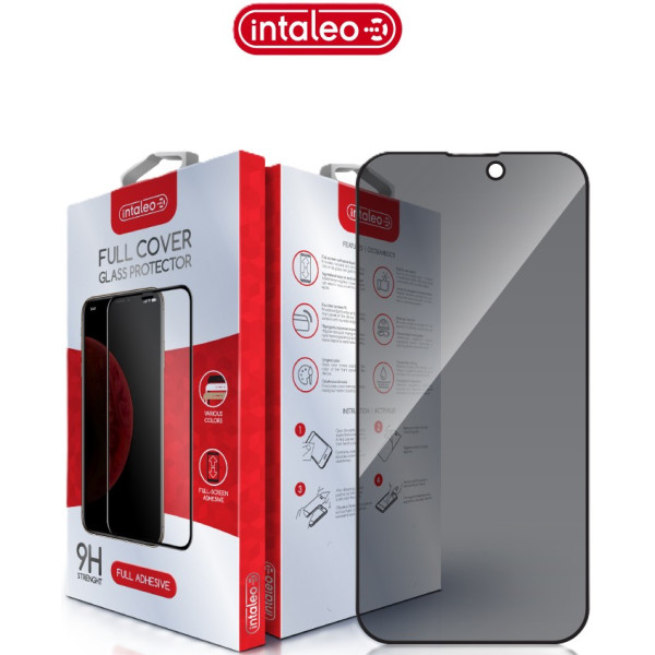 Фото - Захисне скло для смартфону Intaleo Privacy for Apple iPhone 17 / iPhone 16 Pro Black (1283126625183)