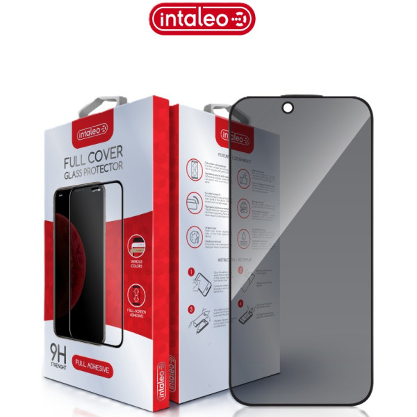 Фото - Захисне скло для смартфону Intaleo Privacy for Apple iPhone 17 Air Black (1283126625190)