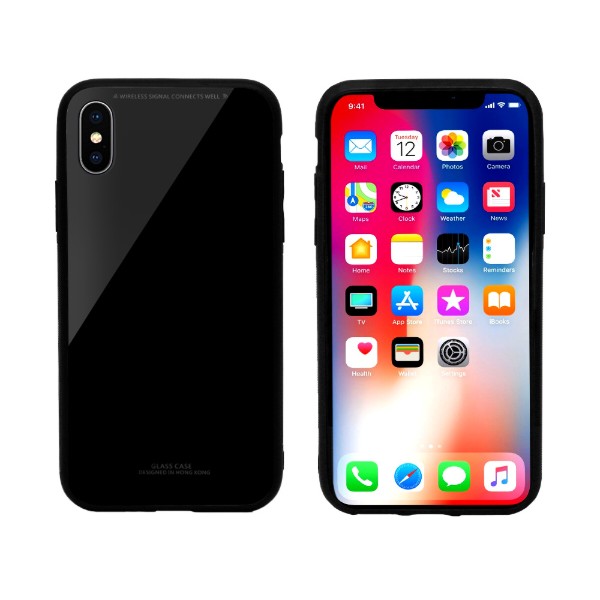 Фото - Чехол для смартфона Intaleo Real Glass for Apple iPhone X Black (1283126484353) Фото - Чехол для смартфона Intaleo Real Glass for Apple iPhone X Black (1283126484353)