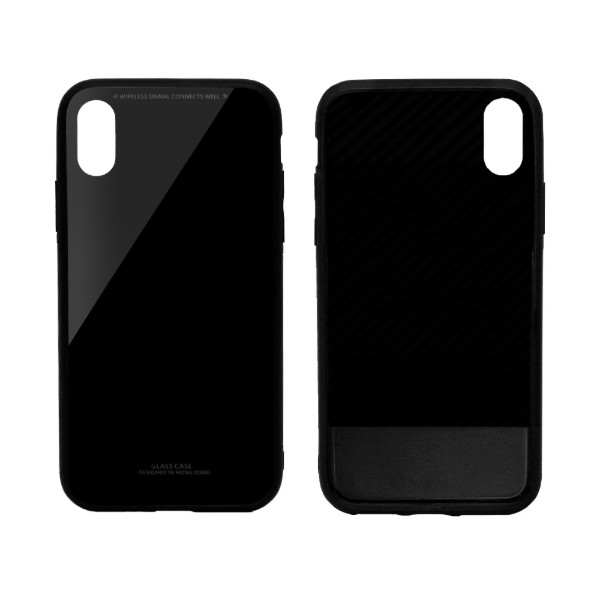 Фото - Чехол для смартфона Intaleo Real Glass for Apple iPhone X Black (1283126484353)