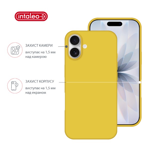 Фото - Чохол для смартфону Intaleo Silicone Case for Apple iPhone 17 Yellow (1283126630361)